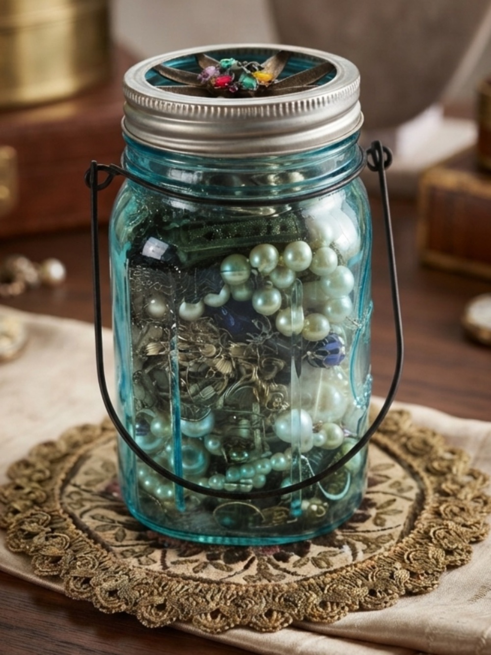 Vintage Curated Jewelry Jar Mystery Lot | Hidden Treasures & Designer Finds